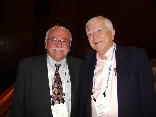 Photo with Dr. Robert G. Gallager MIT ProfessorPhoto with Dr. Robert Lucky inventor of Equalizer