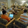 The Wi-Fi connection in the HUB-Robeson Center at Penn State being used by students. Resea...