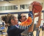 Lady Lions hold Special Olympics clinic
