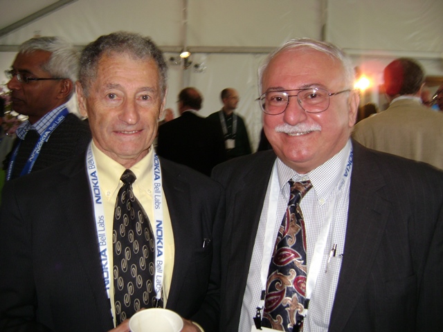 Photo with Dr. Leonard Kleinrock CS Professor of UCLA – Internet Pioneer - who helped develop Packet Switching