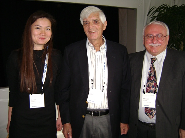 Photo with Dr. Robert Lucky, Retired VP of Bell Labs and Telecordia, Inventor of Adaptive Equalizer, Renowned Visionary