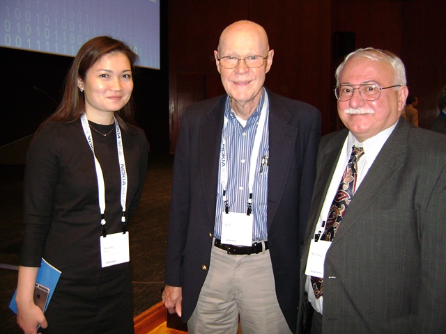 Photo with Dr. Robert Wilson the Nobel Prize Winner on Big Bang Noise measurement